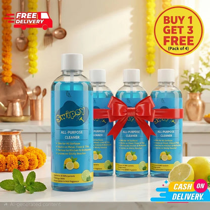 Swipey Shine - India’s No.1 All-Purpose Cleaner (Pack Of 4)