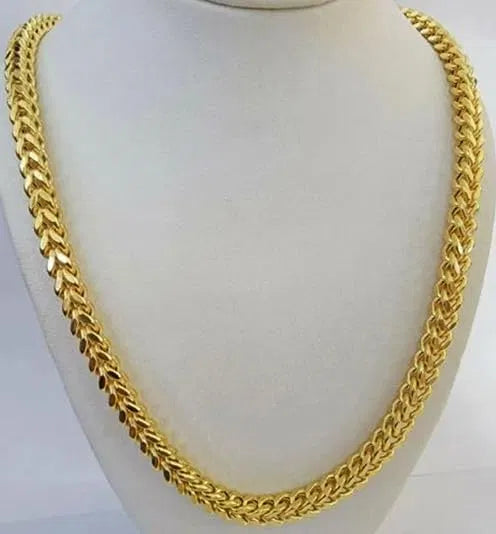 Heavy Gold Plated Cuban Link Chain for Men & Boys